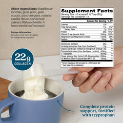 Vanilla Bean Energy Collagen Protein, 18.3 oz.