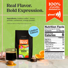Cardamom, Orange & Honey Ground Coffee