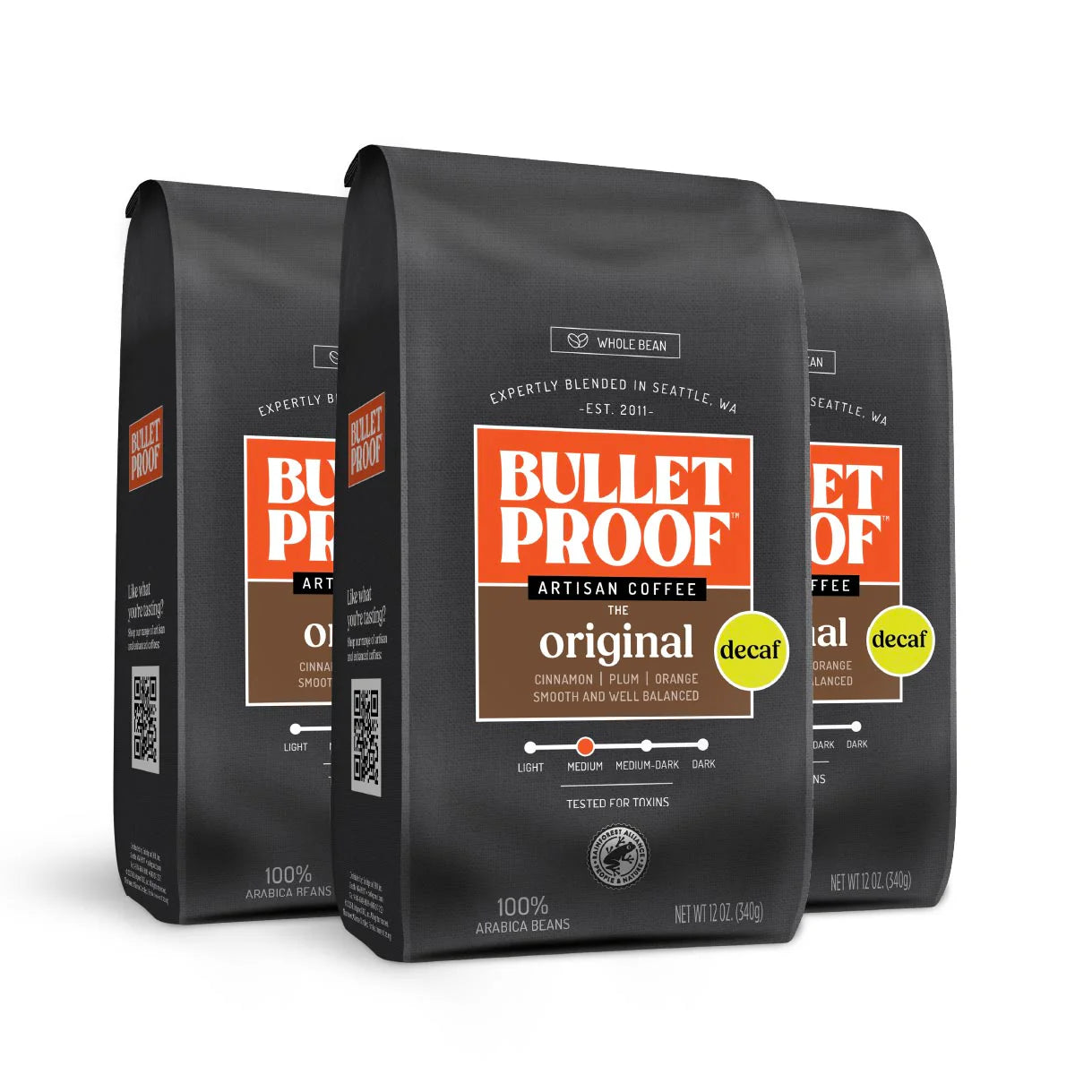 Bulletproof™ Original Decaf Whole Bean Coffee, 3 pack