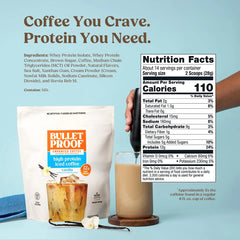 High Protein Iced Coffee Vanilla